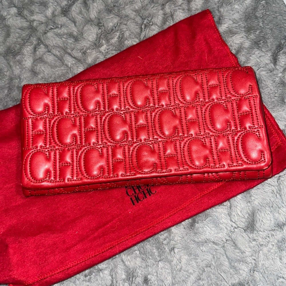 Carolina Herrera Red Clutch